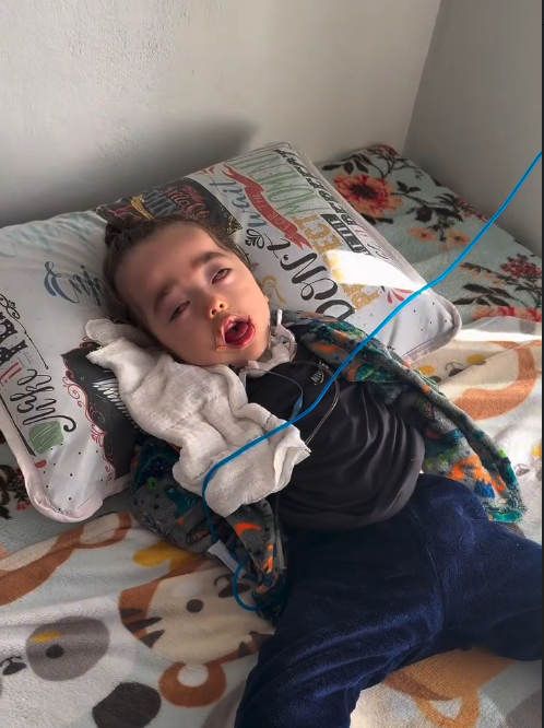 Pietro durante su recuperación